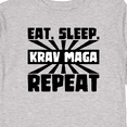 thumbnail image 4 of Inktastic Eat, Sleep, Krav Maga, Repeat Boys or Girls Long Sleeve Toddler T-Shirt, 4 of 5
