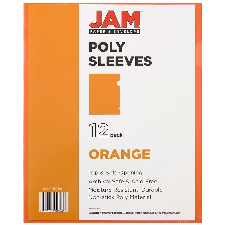 Shop Now - Durable Blue Plastic Sleeves at JAM Paper
