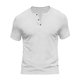 thumbnail image 5 of Usted Es Más Que una Prueba de Puntuación Estilo de Camisa Casual de Color Sólido Botón de Manga Corta Cuello Redondo Blusa, Hombre Casual de Manga Corta Botón Abajo Camisas Suéter, 5 of 6