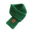 thumbnail image 2 of Kids Winter Scarf, Coldproof Solid Color Knitted Scarves Wrap for Toddler Boy Girls, 2 of 8