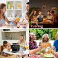 thumbnail image 4 of Slushie Machines Portable Shaved Ice Machine with Rapid Cooling and Food Grade Stainless Steel Material, Adjustable Snowflake Ice Making Speed and Cleaning Function, Ice Cream Maker for Home, 4 of 9