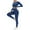 Navy, variant on Jinhomg Workout Sets for Women Knitted Leggings Clothes Yoga Sets Long Sleeve Matching Gym Pilates Outfits 2 Piece Active Wear Summer Saving Navy L
