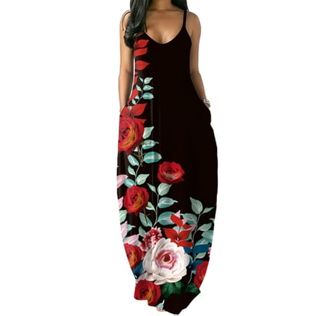 

Avamo Nightgowns for Womens Sleeveless Casual Nightshirts Sleepwear Lounge Strappy Vest Cami Shirts Dress