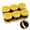 Yellow, variant on 6pcs 3.4Ft Car Steering Wheel Wrap Tape, XISELI Non-Slip Sweat Absorbent Self-Adhesive Steering Wheel Protective Bandage, Universal Breathable Auto Interior Accessories for Truck SUV (Black)