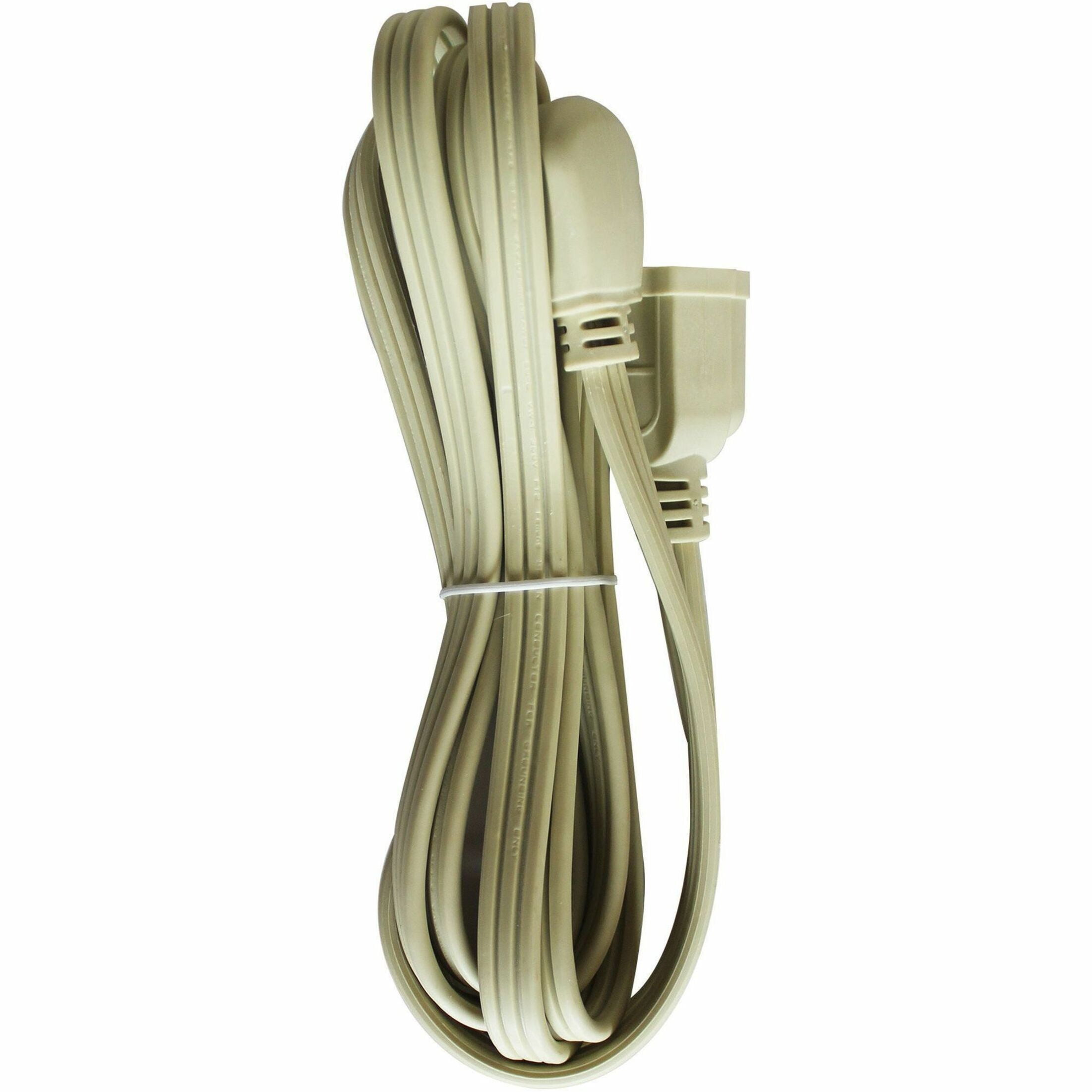 Compucessory, CCS25146, Heavy Duty Indoor Extension Cord, 1, Beige