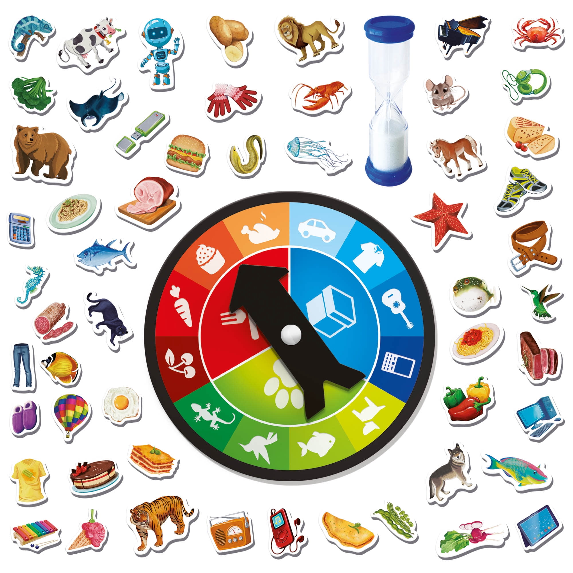 Headu: ObservAction - Concentration & Logic Game, Race To Gather Object Titles That Match The Spinner Category, Visual Memory & Speed Play, Kids 5-10