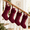 Burgundy Red-4-Cable Knit, variant on Blue Cable Knit Christmas Stockings, 4 Pack, 13.70 x 8.70 x 2.40 Inches