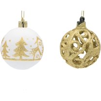 LINLIN Christmas Ball Pendant,  9pcs 6cm Christmas Baubles Box Set Christmas Balls Ornaments for Xmas Christmas Tree Hanging Ball