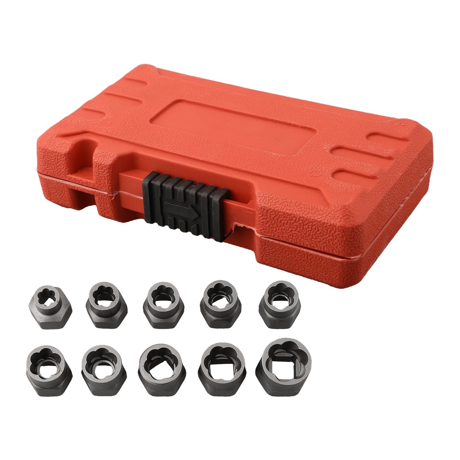 chengsi 10/11pcs 1/2 Broken Bolt Extractor Socket Set Nut Remover Drive Extractor