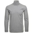 thumbnail image 1 of RAGMAN Suéter de Cuello Tortuga para Hombre - Manga Larga Básico Cuello Tortuga Regular Fit, Punto Simple, Color Sólido Gris L (Large), 1 of 3