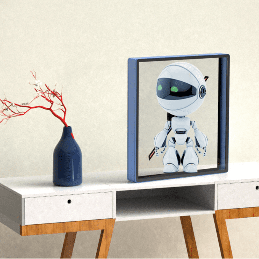 3D Hologram, 3d Hologram Projectors Led Scrolling Sign Support Video/Image Shell Holographic HD Advertising Light With 8GB Card Ideal Advertising Tool