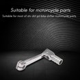 thumbnail image 5 of 0.47 Inch Motorcycle Gear Folding Gear Shift Lever Silver, 5 of 5