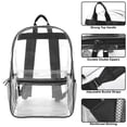 thumbnail image 4 of Trailmaker PVC Clear Stadium Daypack - Heavy Duty Waterproof Stadium Approved Unisex Backpack, 4 of 12