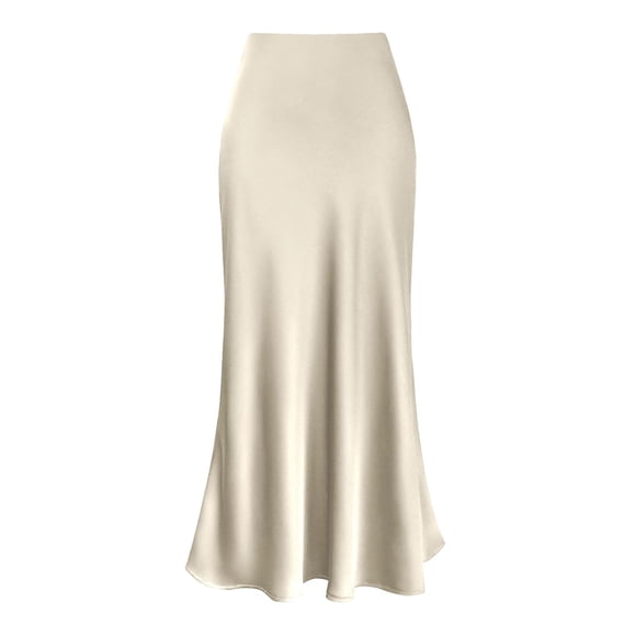 Kcodviy Womens High Waist Skirt Tennis Skirts Solid Satin Dress Zipper Rainbow Skirt Elegant Skirt Tennis Skirt Plaid Skirts for Women Tennis Skirt