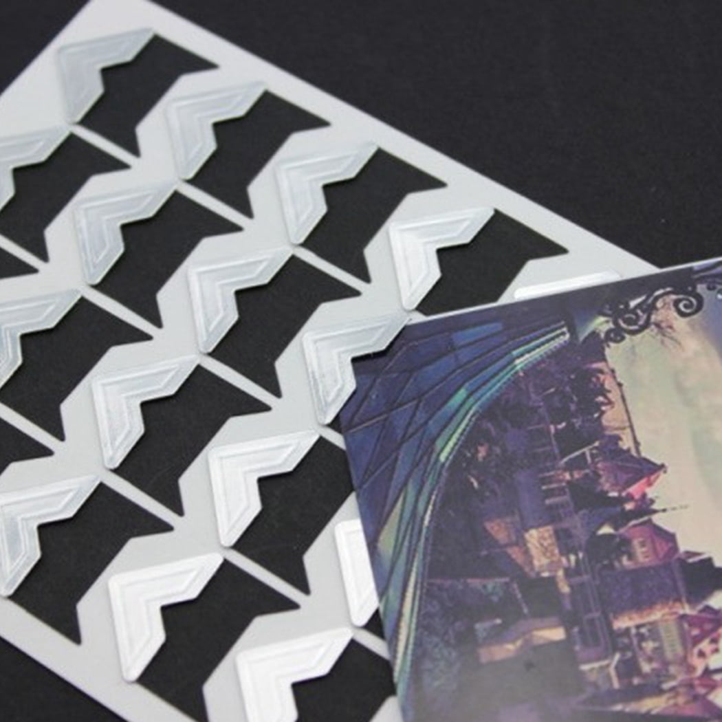26 Feuilles Coins De Photo Autocollant Coin De Papier Autocollants