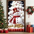 thumbnail image 6 of Christmas Snowman Door Cover - Holiday Decorations, Festive Party Supplies, Xmas Door Curtain, Seasonal Home Decor, Christmas Door Hanging, 6 of 6
