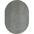 thumbnail image 1 of Furnish My Place Easy Fit Rug - 12 ft. x 18 ft., Oval, Light Grey, Custom Floor Rug for Living Rooms, Bedrooms, Hallways, 1 of 5