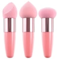 thumbnail image 1 of Esponja de maquillaje Beaupretty Beaubeauty Foundation, 3 unidades con mango, 1 of 7