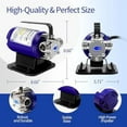 thumbnail image 5 of Water Transfer 115V 1/10HP Electric Utility Pump with Inline Hose Kit,360GPH Portable Pool Drain Self Priming Pump for Removing Water from Garden,Hot Tub,Heater,Rain Barrel, Aquariums, etc, 5 of 6