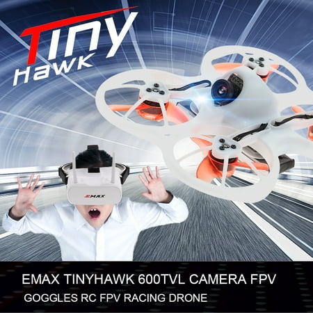 EMAX Tinyhawk Brushless 600TVL Camera RC Racing Drone with FPV Goggles Transmitter Shoulder Bag