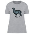thumbnail image 1 of Engraving Vintage Llama T-Shirt Women -Image by Shutterstock, Female Large, 1 of 2