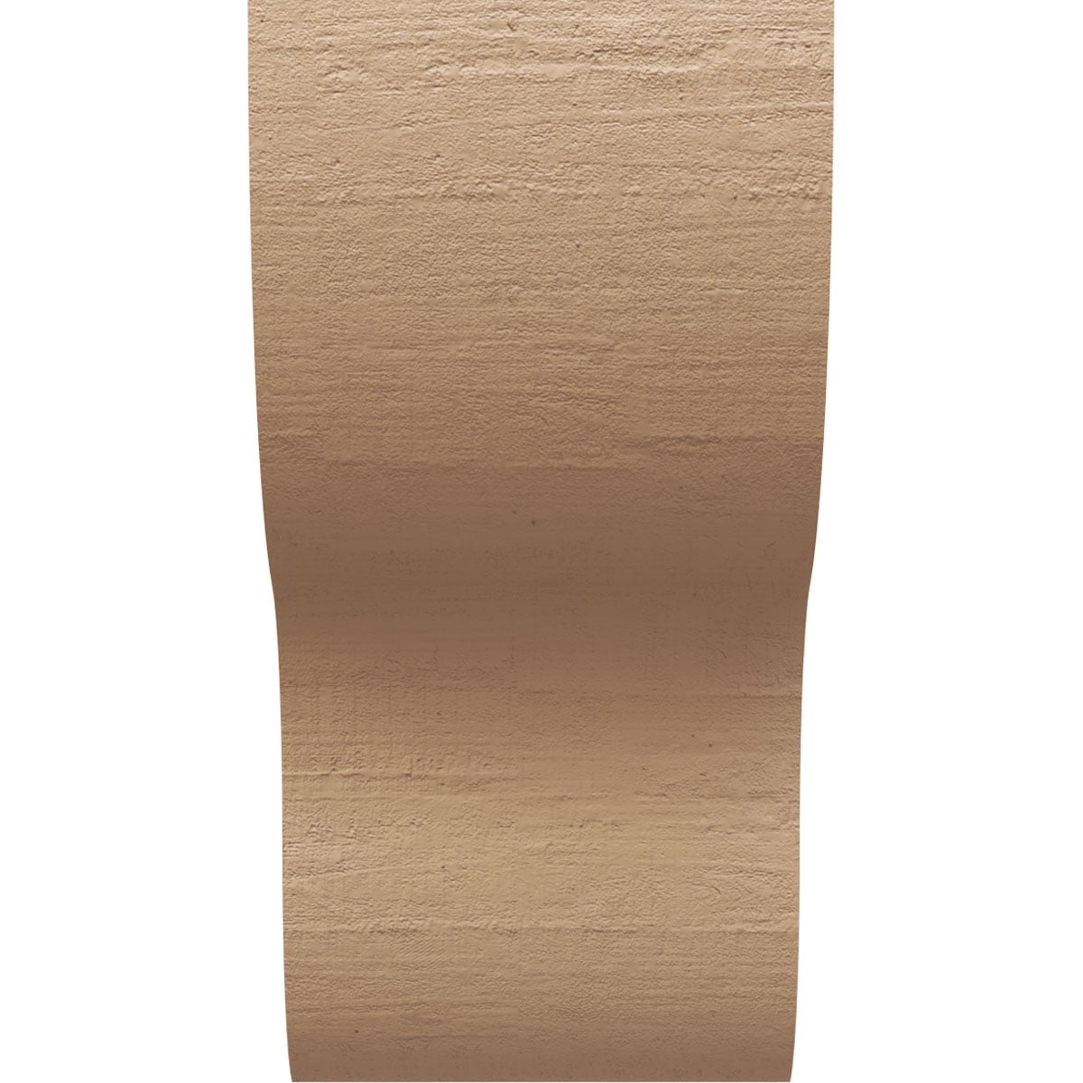 7"W x 7"D x 14"H Wide Greensboro Rough Cedar Woodgrain TimberThane Corbel, Primed Tan