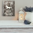 thumbnail image 3 of JennyGems Farmhouse Decor, Horse Lover Gifts for Women, Horse Decor Horse Gifts, Farm Signs Farm Decor, Barn Signs, Barn Gifts, Wood Sign, House Decorations for Home (Girl Runs on Jesus & Horses), 3 of 9