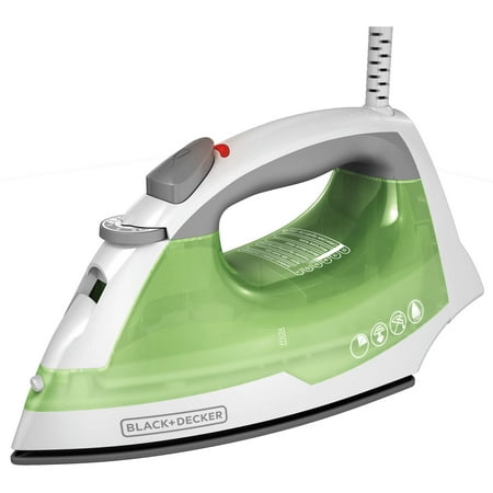 BLACK+DECKER Corded Easy Steam Iron, Non-Stick Clothing Iron IR34V