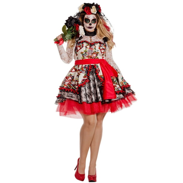 La Novia Adult Costume Plus Size 3x Walmart Com