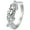 Gold, variant on New Year 2025 Costume Jewelry for Women Ladies Fashion Rings Inlaid Zircon Personalized Fashion Combinations Crystal Horse Eye Diamond Rings