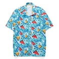 thumbnail image 1 of Camisa de manga corta para hombre, camisa hawaiana para hombre, camisa abotonada de moda para hombre, camisa hawaiana para hombre, diseño de clase mundial, 1 of 5