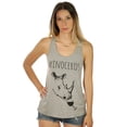 thumbnail image 2 of Shop Delfina Winoceros Rhino Drinking Wine Funny Graphic Saying Women's Tank Top, 2 of 5