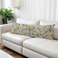 thumbnail image 2 of Yellow Rose Long Body Pillow Covers, Vintage Country PlantsFloral Vines Soft Breathable Throw Pillow Cases with Invisible Zipper, Decorative Pillowcase Pillows Protectors for Sofa Bed Couch 20"x60", 2 of 9