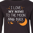 thumbnail image 4 of Inktastic I Love My Mimi To The Moon and Back Long Sleeve Youth T-Shirt, 4 of 5