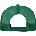 thumbnail image 4 of Men's New Era White/Green New York Jets Striped A-Frame 9FIFTY Adjustable Trucker Snapback Hat, 4 of 5