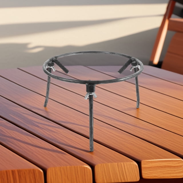 Raindrops Support de Cuisson Extérieur pour Feu Acier Noir Lot de 1 pour Équipement de Randonnée