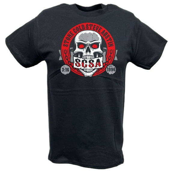 Stone Cold Steve Austin Est 1996 Skull T-shirt