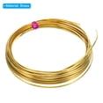 thumbnail image 2 of Half Hard Brass Wire, 1Pack 12Gauge/2x1mm Diameter 6m/19.68ft Craft Wire, 2 of 5