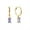 06-alexandrite-June, variant on VESITIM Dainty Gold Birthstone Small Huggie Hoop Dangle Earrings for Women, 14K Gold Plated Mini Earrings Fashion Jewelry Gifts