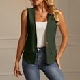 thumbnail image 5 of Women's Vests Sleeveless Blazers for Women Suit Jackets Dressy Business Casual Outfits for Work Casual, 5 of 9
