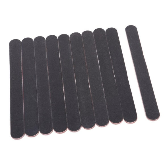 10 Pieces Double Side Sanding Polishing Emery Board Nail Art Nail Files Tool