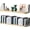 Natural Unfinished, variant on White Wall Bookshelf Pine Wood Large 31.5×7.87 Inch White and Gold Floating Shelves with Elegant Lines,Floating Book Shelves for Wall,White Gold Shelves,Floating Bookshelves Set of 2.