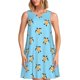 thumbnail image 1 of Disketp Sea Turtle para Vestido sin Mangas para Mujeres, Vestidos de Verano para Mujeres, Casual y Holgado para la Playa, 1 of 7