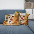thumbnail image 2 of Welcome Fall English Setter Strolling Through the Autumn Maple Forest Pillow Cushion Double Sided Dog Lover Throw Pillow - 12012, 2 of 4
