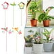 thumbnail image 1 of Estacas metálicas para jardín con luces solares • Pack de 2 • Estacas decorativas para flor exterior de 24" para jardín, patio, césped • Metal y tela resistentes a la intemperie, 1 of 3