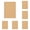 A, variant on Portable Writing Notebooks, 1-Pack A6 Kraft Cover Memo Pad for Executive Travel and Daily Task Tracking, YMHELF