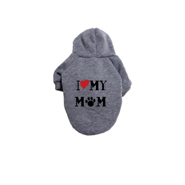 Suministros para Mascotas para Perros,2xl Ropa para Mascotas Tela de Lana Mamá Suéter 20.47In Busto,Ropa de Peluche Primavera Otoño Invierno Poliéster,Suéteres para Perros