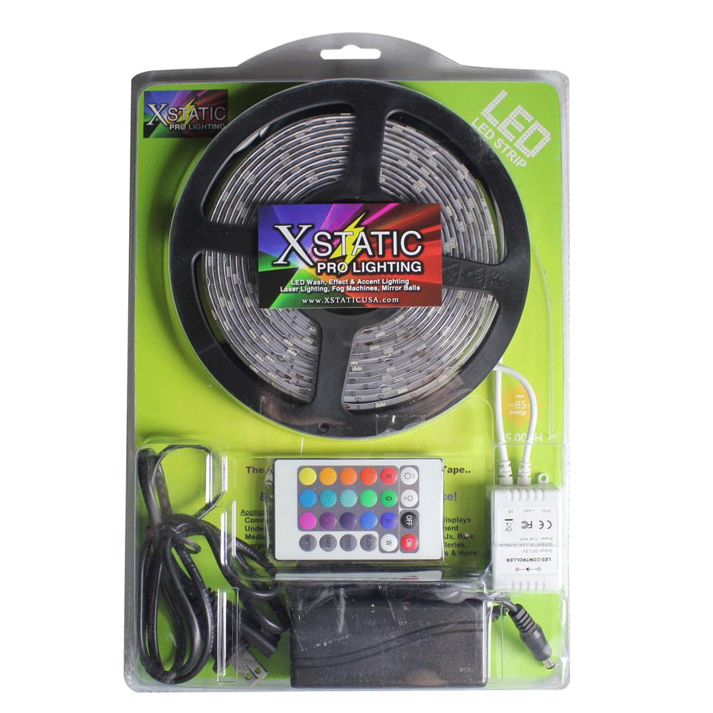 Xstatic Pro Lighting Strip Kit 16.5Ft Remote Control & Power Supply ...