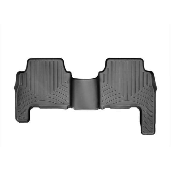 WeatherTech Custom Fit FloorLiners compatible with 2011-2013 Kia Sorento - 2nd Row, Black