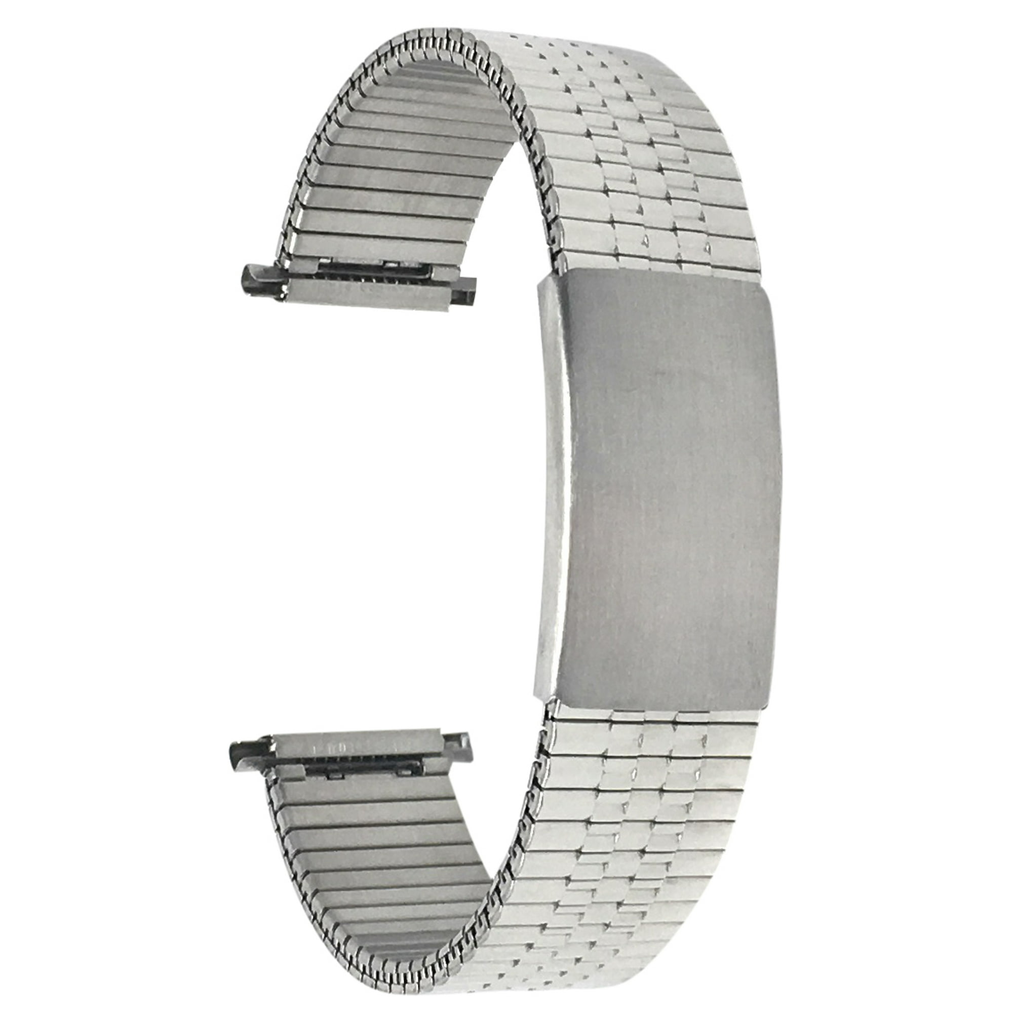 Bandini Bracelet Montre Extensible en Acier Inoxydable Ton Argent